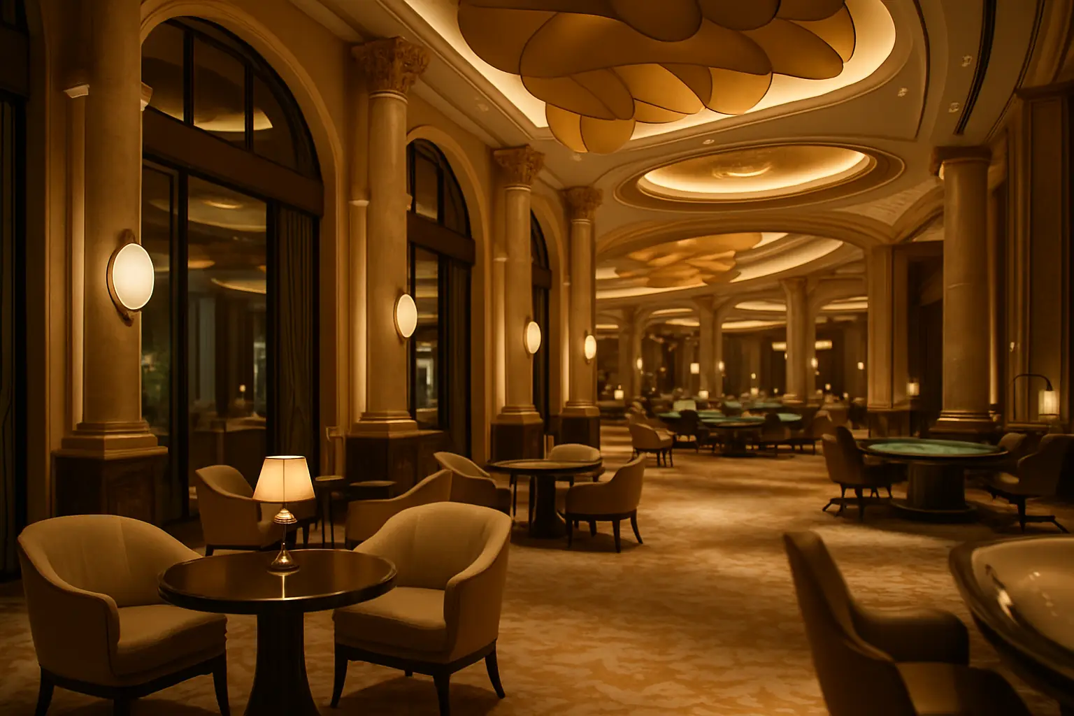Casino lounge interior